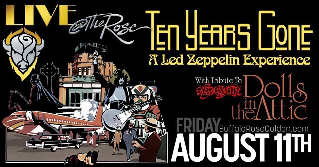 Solformørkelse Decode Begyndelsen Ten Years Gone (Led Zeppelin Tribute) | Buffalo Rose