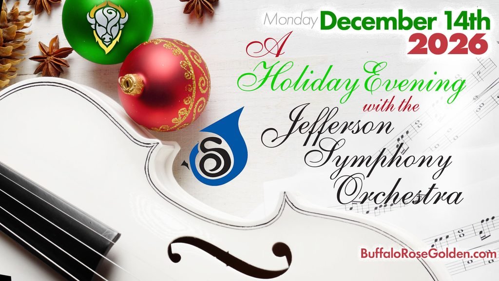 A Holiday Evening with Jefferson Symphony Orchestra

Fundraising Dinner Concert

December 14, 2026 • 6:30 pm